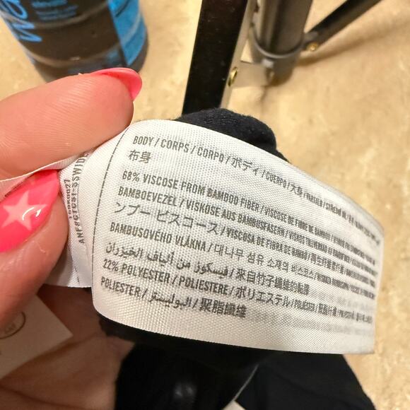 Abercrombie & Fitch Knot Front Halter Cut Out Maxi Dress Black Size Medium NEW - Picture 7 of 7